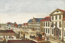 Das alte Grätzelhaus. Von Georg Daniel Heumann um 1740